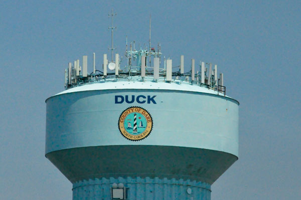 water tower in Duck, NC